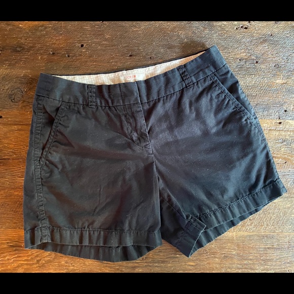 J. Crew Women’s Black Chino Shorts, Size 4 - Picture 3 of 5